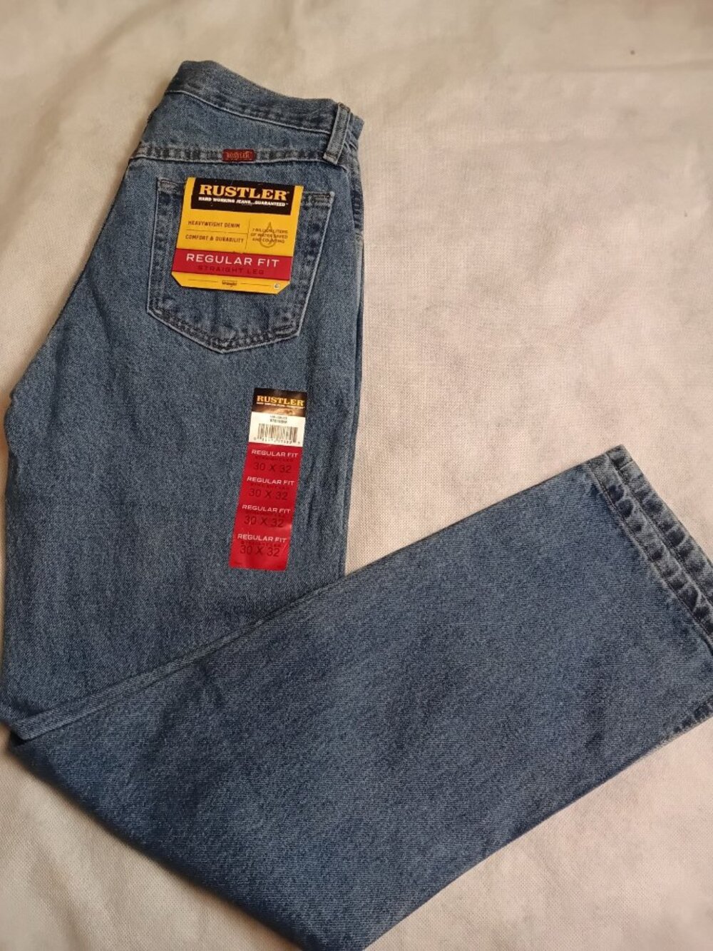 Rustler Jeans 30x32 Regular Fit Straight Leg 87619SW